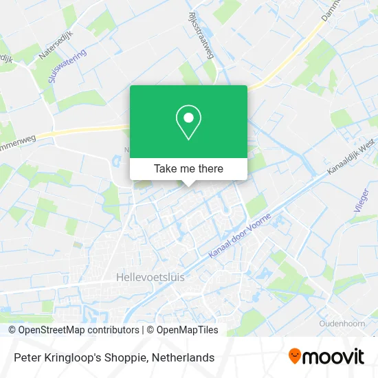 Peter Kringloop's Shoppie map