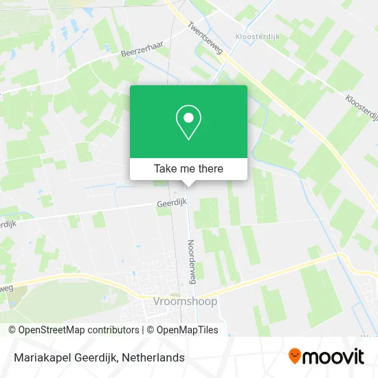 Mariakapel Geerdijk map