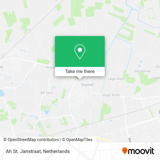 Ah St. Janstraat map