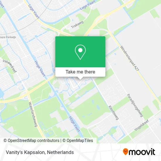 Vanity's Kapsalon map