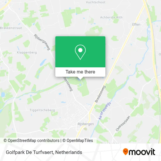 Golfpark De Turfvaert map