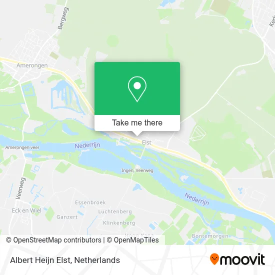 Albert Heijn Elst map