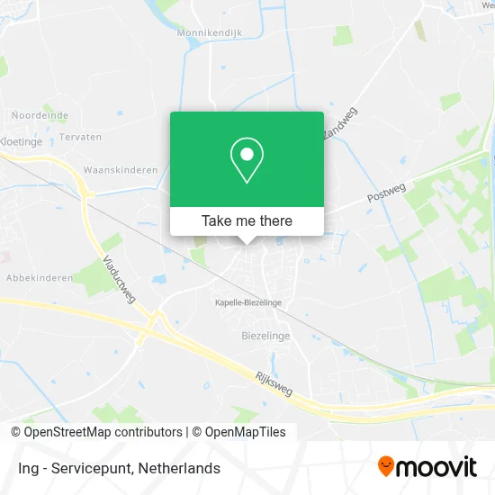 Ing - Servicepunt map