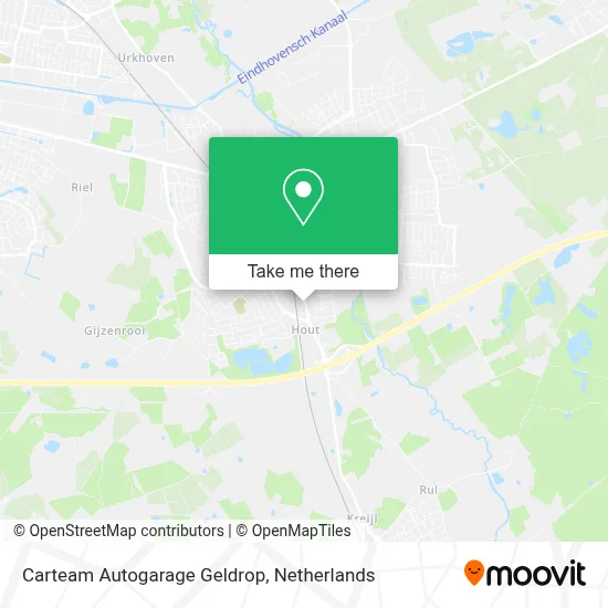 Carteam Autogarage Geldrop map
