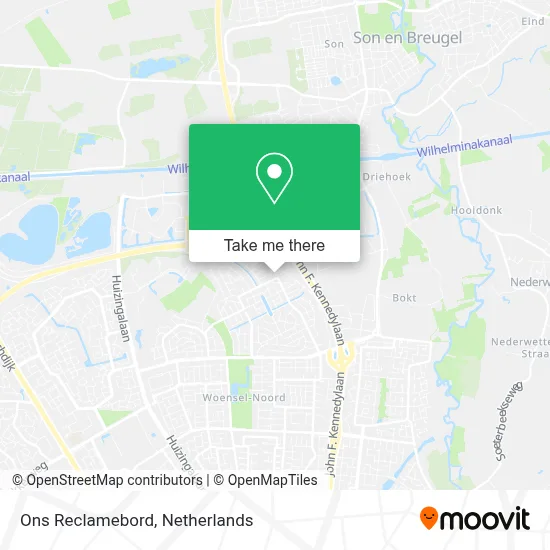 Ons Reclamebord map