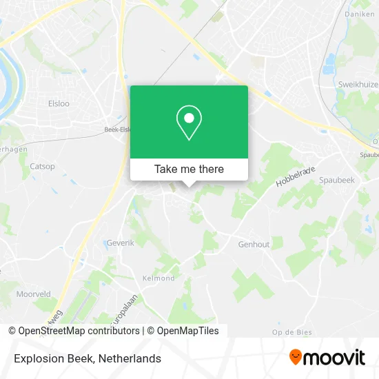 Explosion Beek map