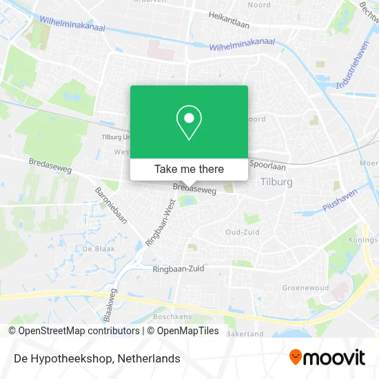 De Hypotheekshop map