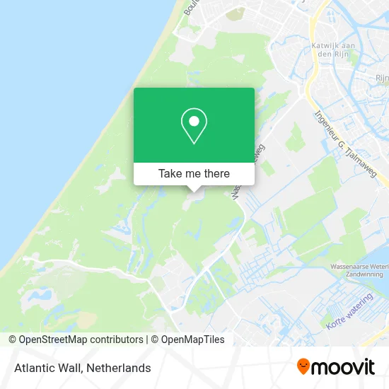 Atlantic Wall map