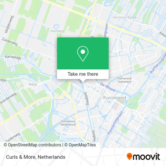 Curls & More map
