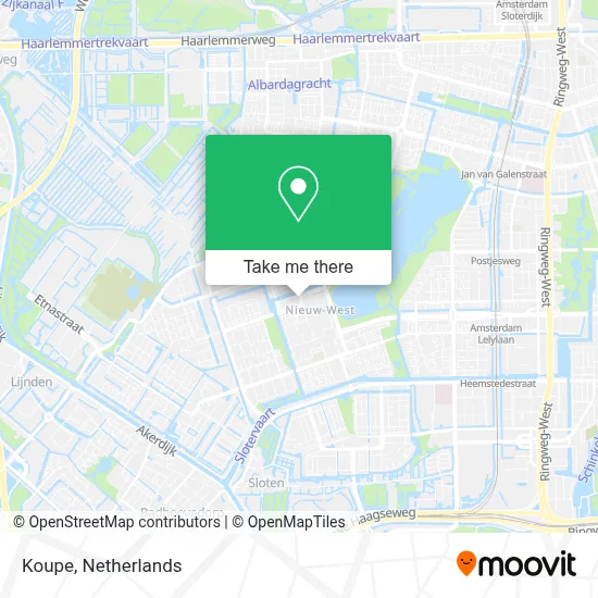 Koupe map