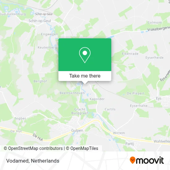 Vodamed map