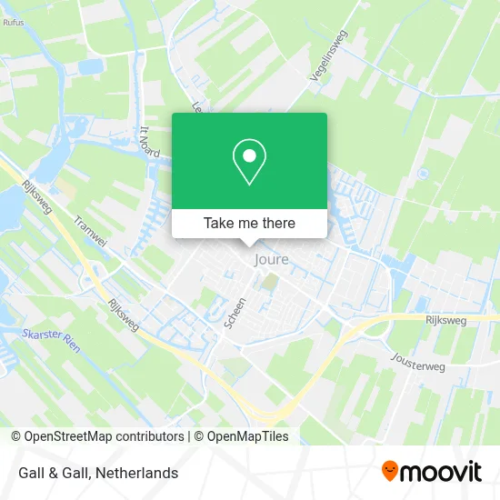 Gall & Gall map