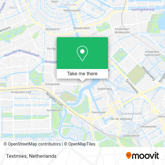 Textmies map