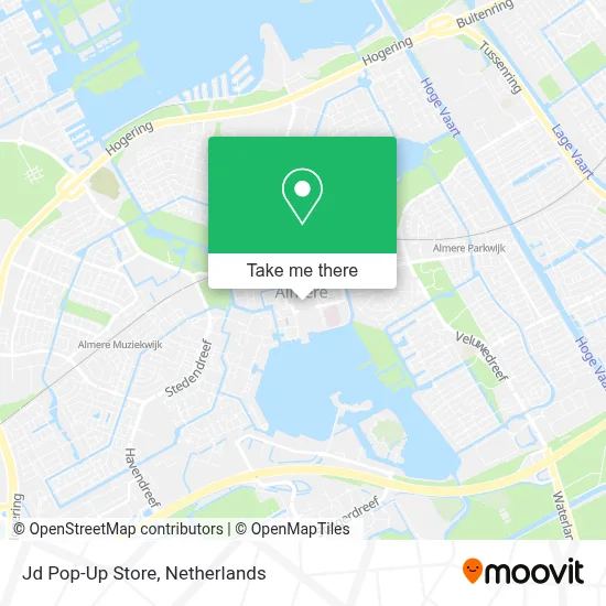 Jd Pop-Up Store map