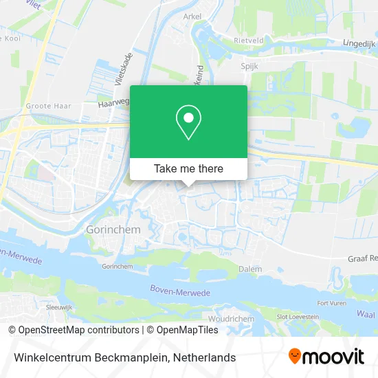 Winkelcentrum Beckmanplein map