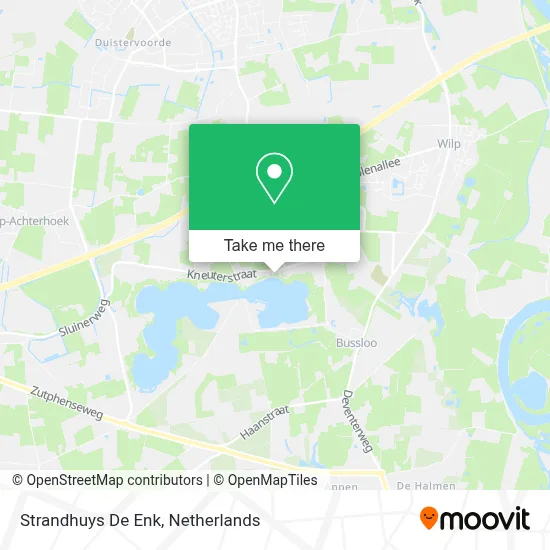 Strandhuys De Enk map