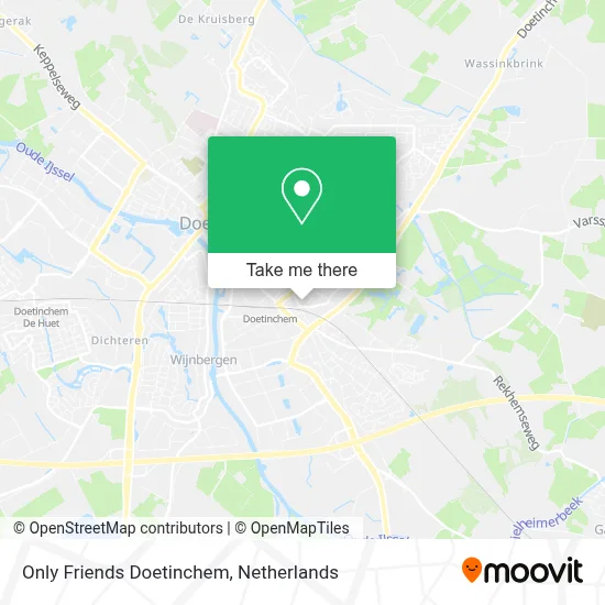 Only Friends Doetinchem map