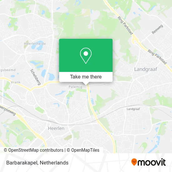 Barbarakapel map