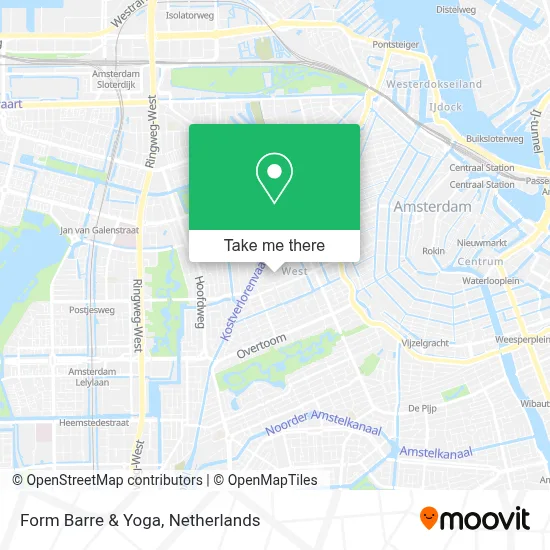 Form Barre & Yoga map