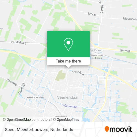 Spect Meesterbouwers map