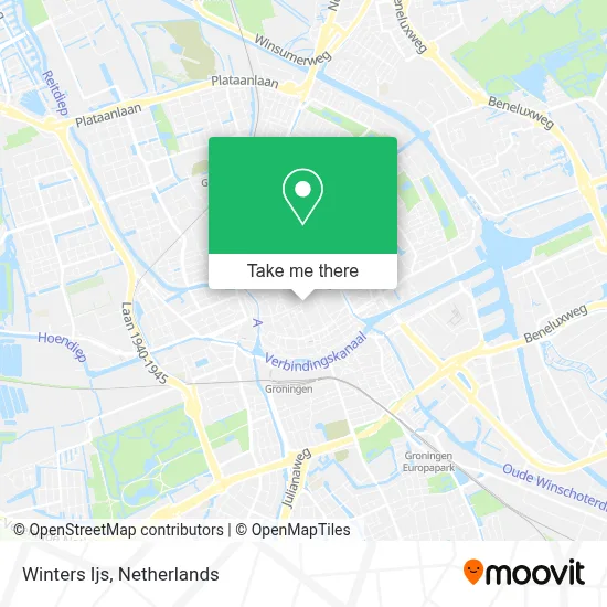 Winters Ijs map