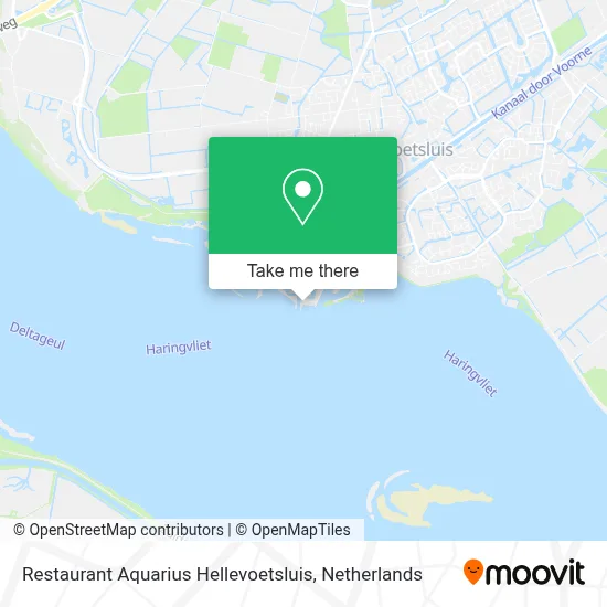 Restaurant Aquarius Hellevoetsluis map