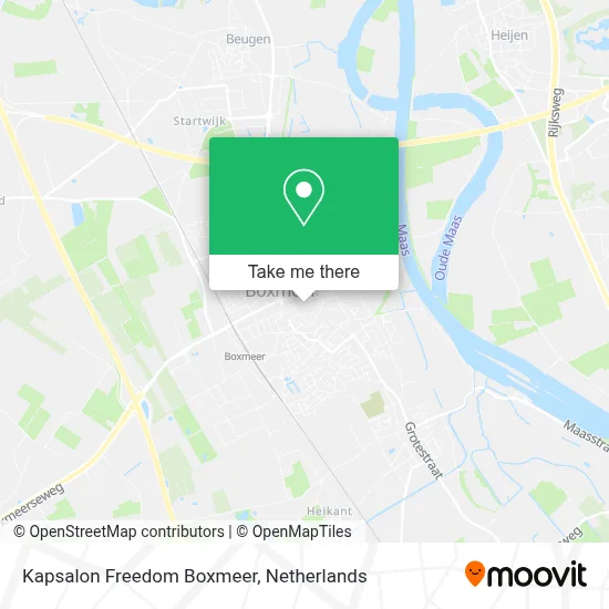 Kapsalon Freedom Boxmeer map