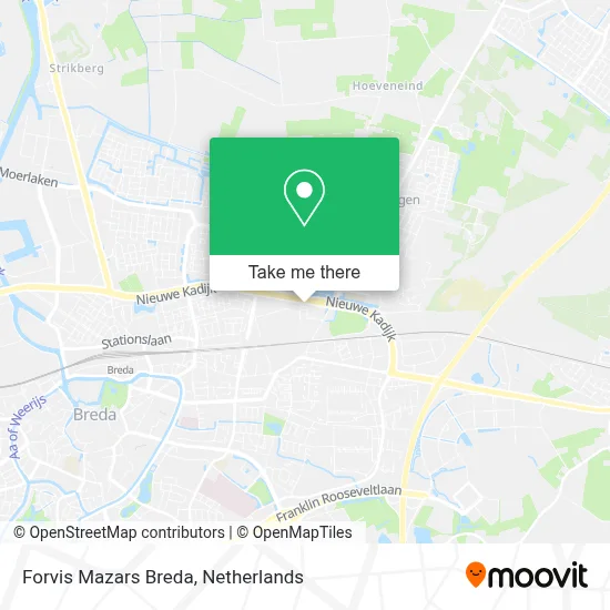 Forvis Mazars Breda map