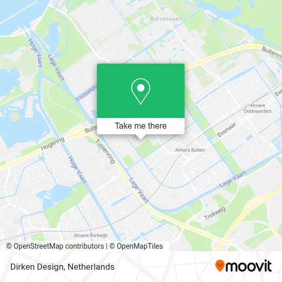 Dirken Design map