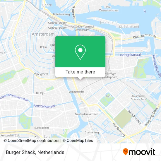 Burger Shack Karte