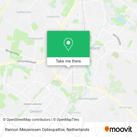 Ramon Meuwissen Osteopathie map