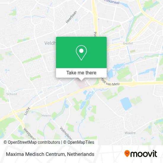 Maxima Medisch Centrum map
