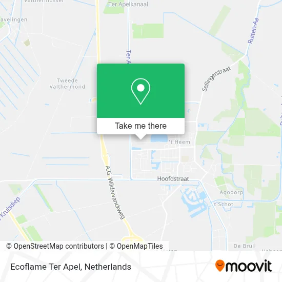 Ecoflame Ter Apel map