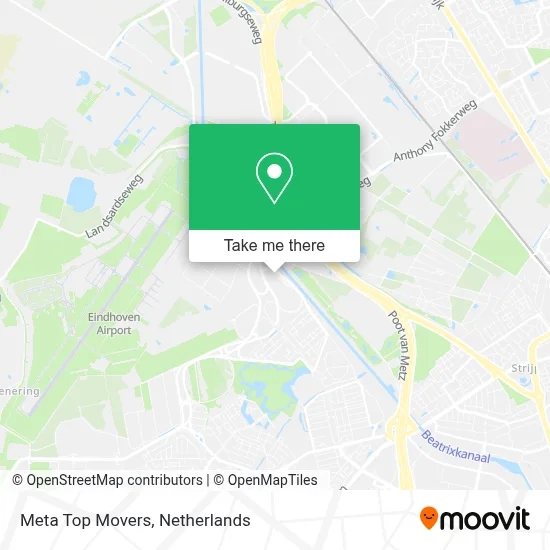 Meta Top Movers map