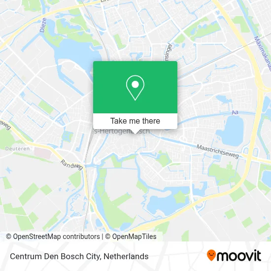 Centrum Den Bosch City map