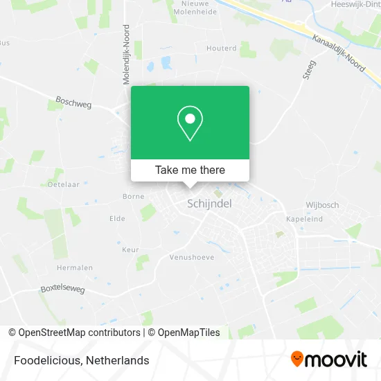 Foodelicious map