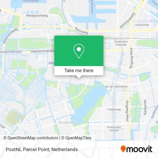 Postnl Pakketpunt map