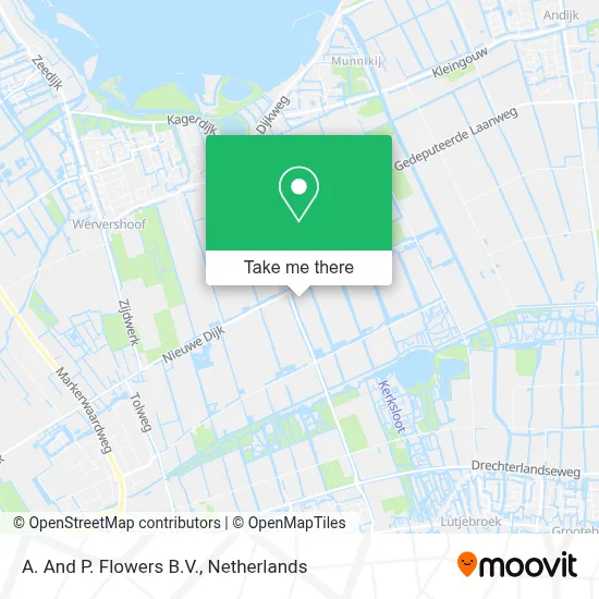 A. And P. Flowers B.V. map