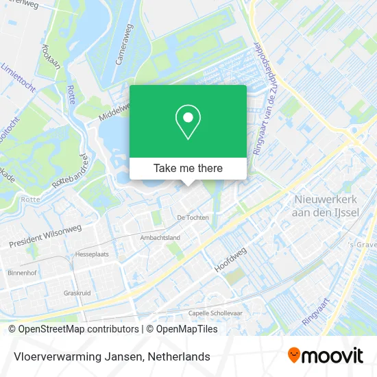 Vloerverwarming Jansen map