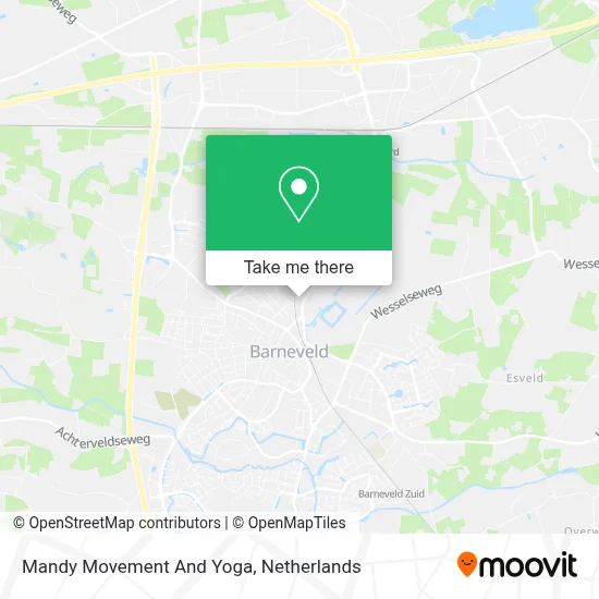 Mandy Movement And Yoga map