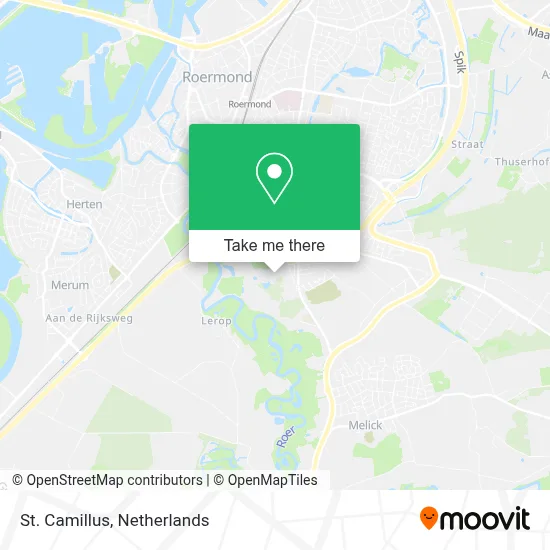 St. Camillus map