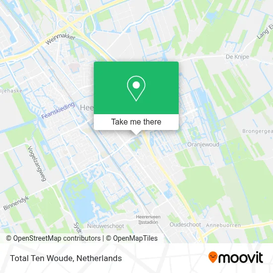 Total Ten Woude map