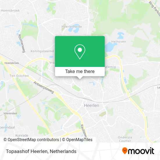 Topaashof Heerlen map