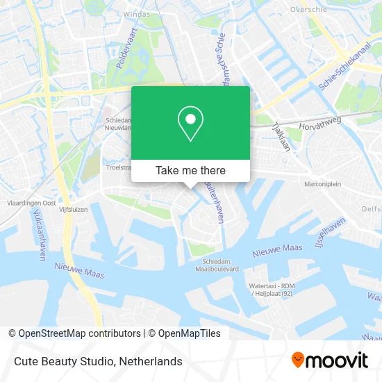 Cute Beauty Studio map