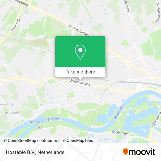 Hostable B.V. map