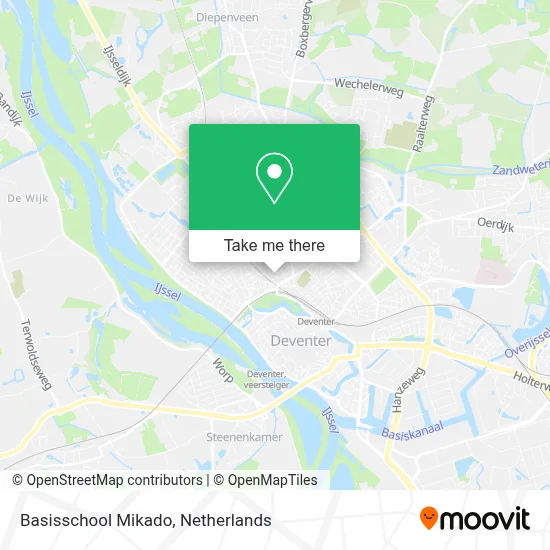 Basisschool Mikado map
