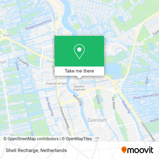 Shell Recharge map