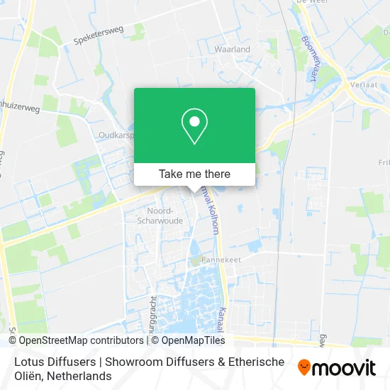 Lotus Diffusers | Showroom Diffusers & Etherische Oliën map
