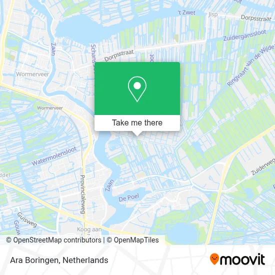 Ara Boringen map