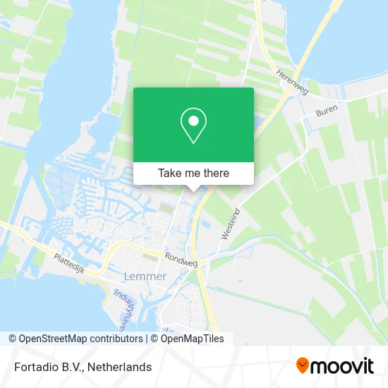 Fortadio B.V. map